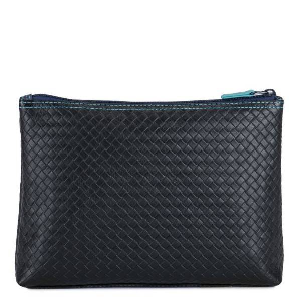 Mywalit Make-Up Case Grande Linea Embossed Nappa Black Pace Hotsell
