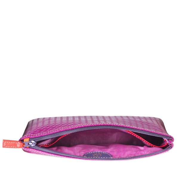 Mywalit Make-Up Case Grande Linea Embossed Nappa Sangria Multi Vendita Calda