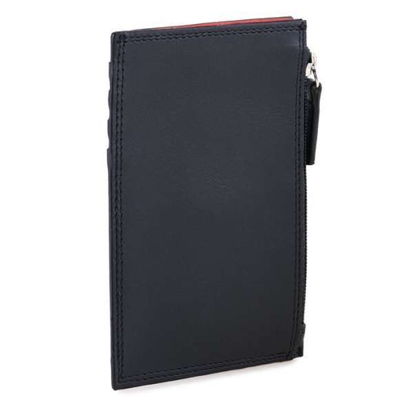 Mywalit Porta carte di credito con portamonete e tecnologia RFID Nero-Arancione Vendita Economica