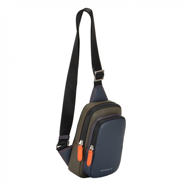 Mywalit Borsa Monospalla Firenze Olive-Marine Vendita Calda