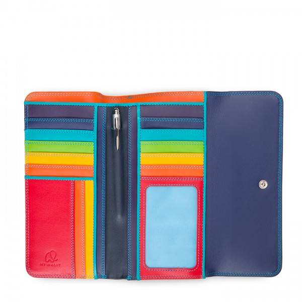 Mywalit Portafoglio a tre ante con zip Black Pace Acquista Ora