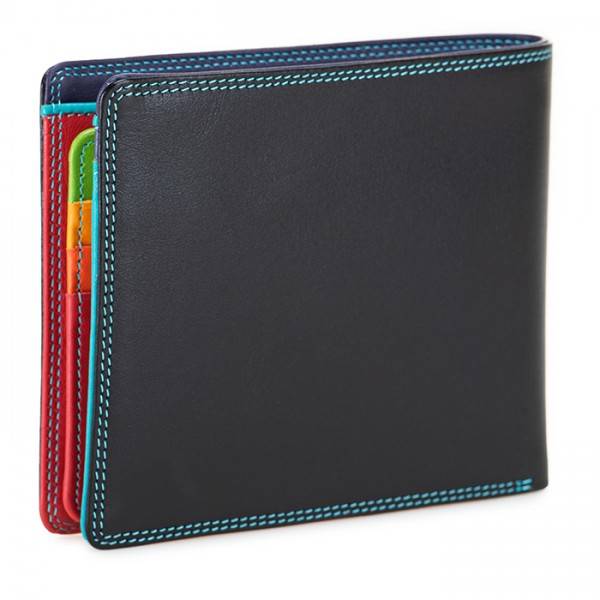 Mywalit Portafoglio da uomo grande con lente e protezione RFID Nappa Black Pace Convenienza