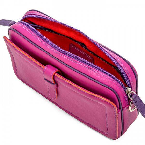 Mywalit Borsa a Tracolla in Pelle Piccola Sangria Multi Negozio