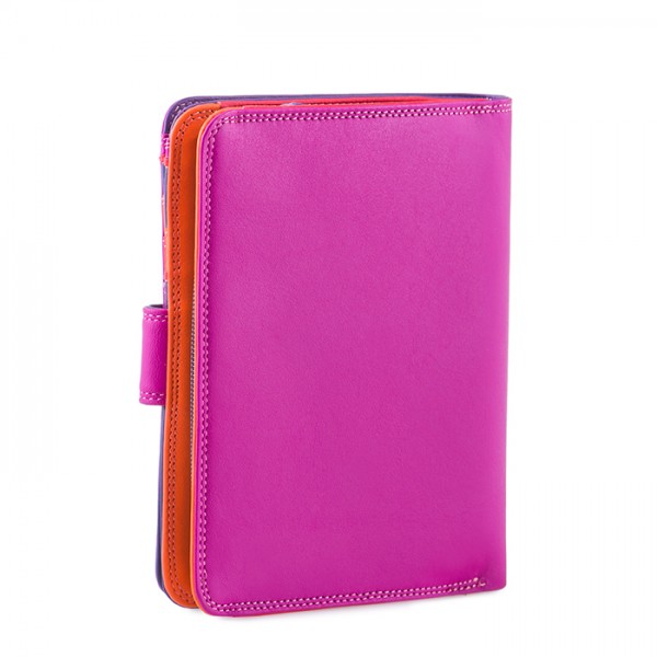 Mywalit Portafoglio con bottone a pressione grande Sangria Multi Moda