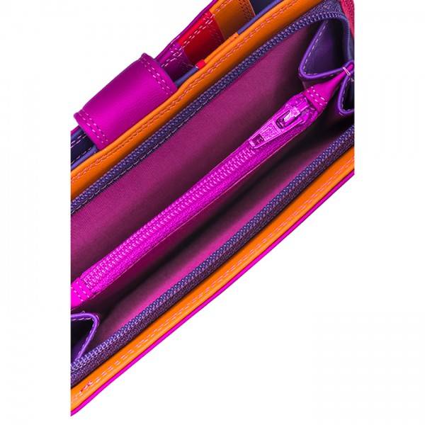 Mywalit Portafoglio con bottone a pressione grande Sangria Multi Moda