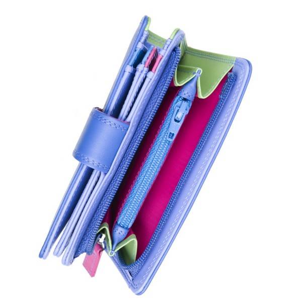 Mywalit Portafoglio con bottone a pressione medio Viola In Vendita