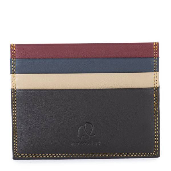 Mywalit Porta carte di credito doppio con tecnologia RFID Nappa Bosco Fornitura limitata