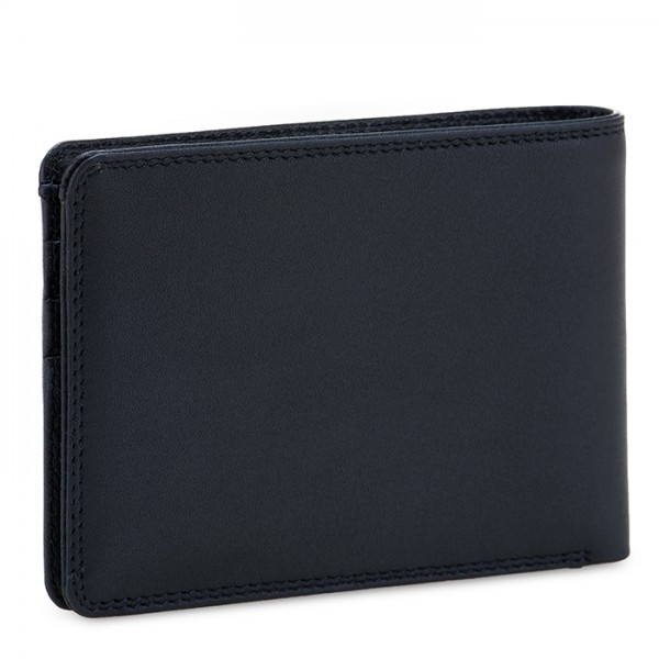Mywalit Portafoglio jeans da uomo con tecnologia RFID Nappa Nero Bestseller