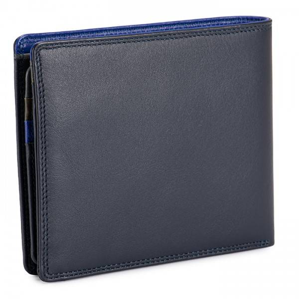 Mywalit Portafoglio da uomo grande con lente e protezione RFID Nappa Midnight Ritorno libero