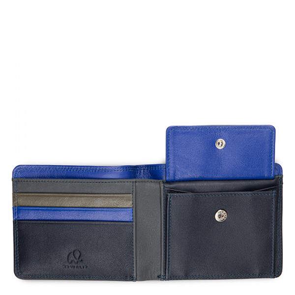 Mywalit Portafoglio da uomo grande con lente e protezione RFID Nappa Midnight Ritorno libero
