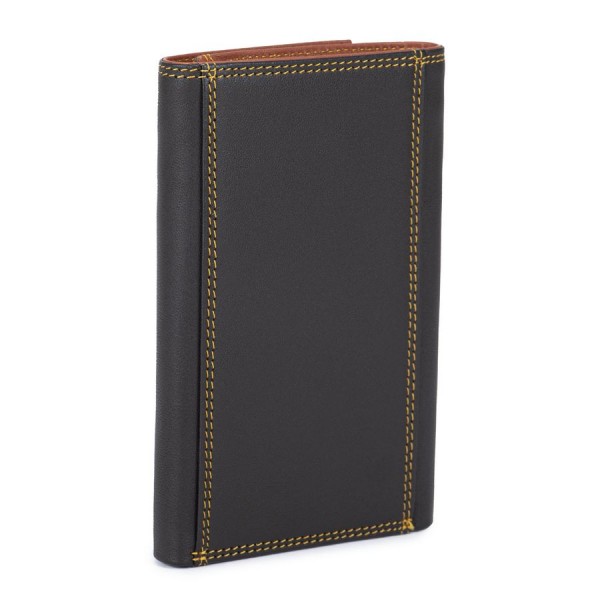 Mywalit Portafoglio da uomo Tri-fold con zip Nappa Bosco Latest stili