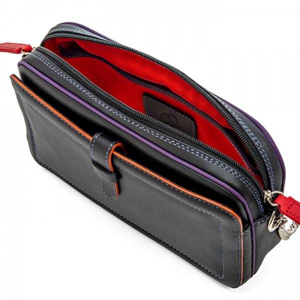 Mywalit Borsa a Tracolla in Pelle Piccola Black Pace Promozione