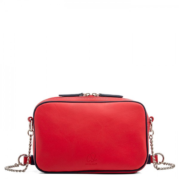 Mywalit Borsa a Tracolla in Pelle Piccola Rosso Spedizione Gratuita