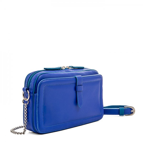 Mywalit Borsa a Tracolla in Pelle Piccola Seascape Pezzi Unici