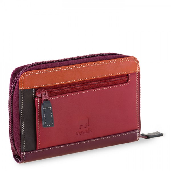 Mywalit Portafoglio Medio in Pelle con Zip Chianti Flash Sale