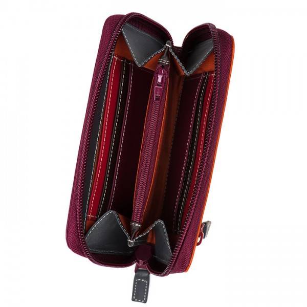 Mywalit Portafoglio Medio in Pelle con Zip Chianti Flash Sale