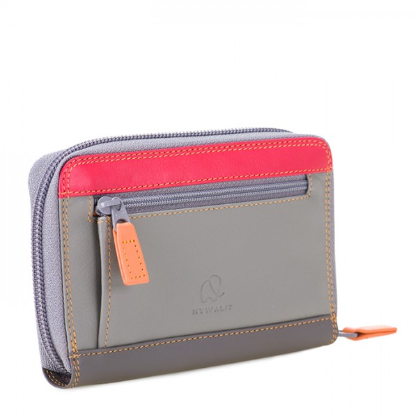 Mywalit Portafoglio Medio in Pelle con Zip Fumo Shopping online