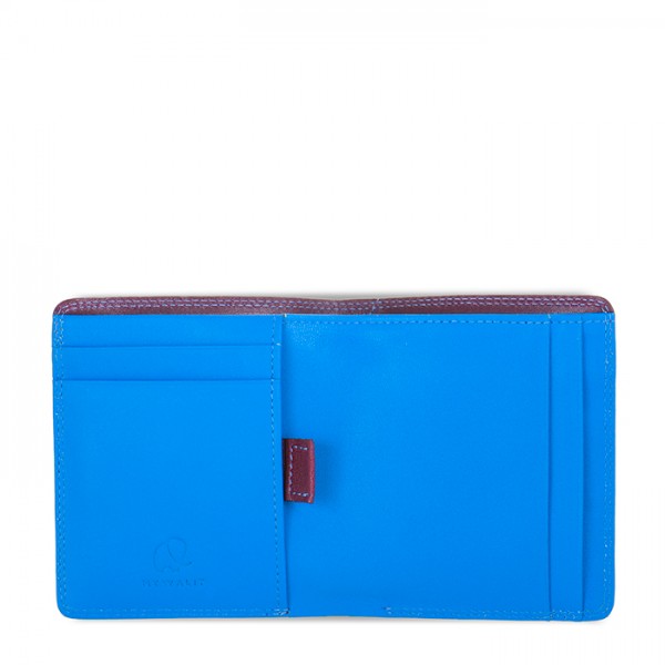 Mywalit Portafoglio da uomo Bi-fold con scomparto estraibile Prugna-Celeste Super Saving Price
