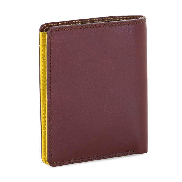 Mywalit Portafoglio da uomo Bi-fold con scomparto estraibile Marrone-Giallo Offerta settimanale