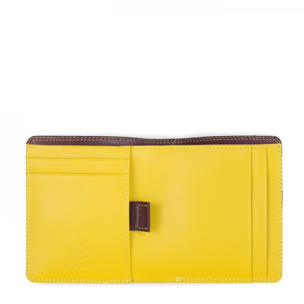 Mywalit Portafoglio da uomo Bi-fold con scomparto estraibile Marrone-Giallo Offerta settimanale