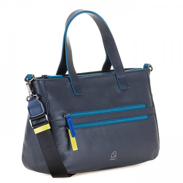 Mywalit Borsa con manici Versilia Blu Rilascio limitato