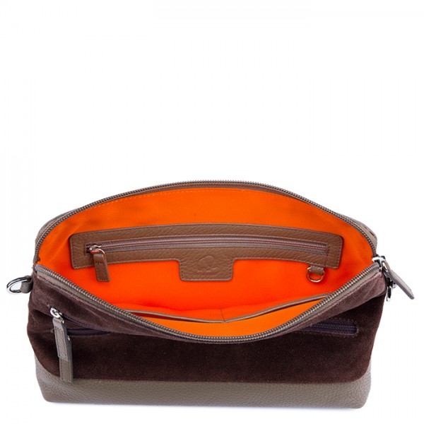 Mywalit Borsa a tracolla Pompei con zip Mink Fino al 55% di sconto