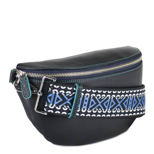 Mywalit Borsa con tracolla in tessuto Olbia Nero In vendita