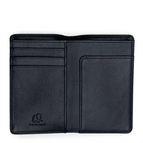 Mywalit Portafoglio da uomo Mini Doppio Scomparto Nero Promozione