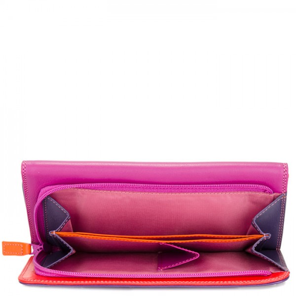 Mywalit Portafoglio a tre ante con zip Sangria Multi Negozio
