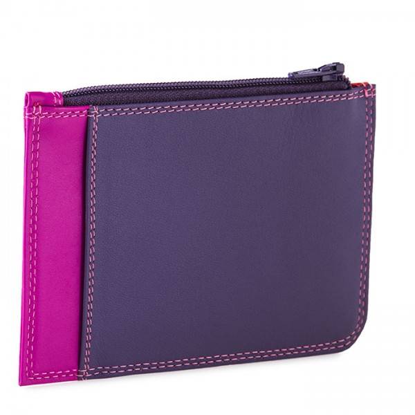 Mywalit Porta carte di credito slim con portamonete Sangria Multi Moda