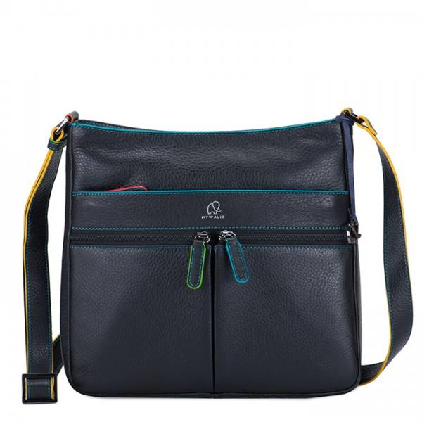 Mywalit Borsa a tracolla Slim Cortona Black Pace Promozione temporanea