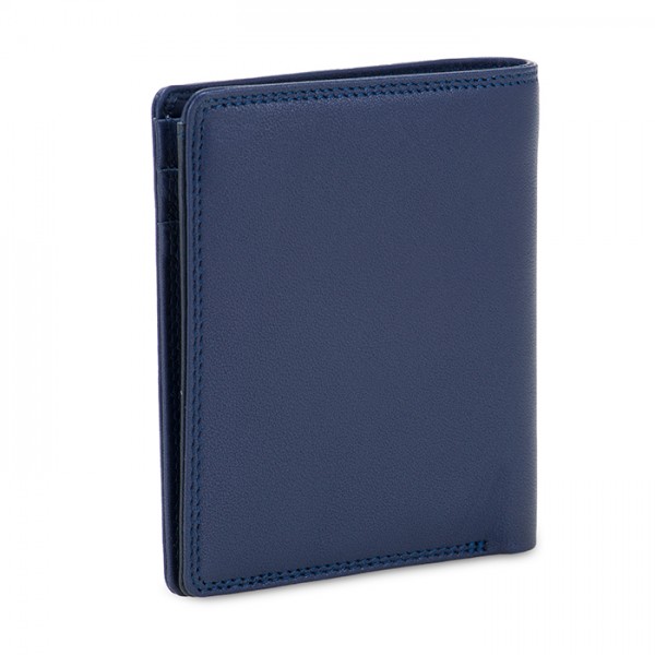 Mywalit Portafoglio da uomo Bi-fold con scomparto estraibile Nappa Notte Italy