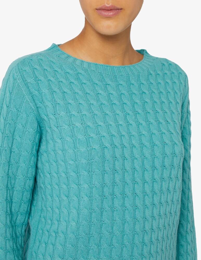 Elizabeth Ascot Maglione scollo a barca con treccia Promozione Limitata