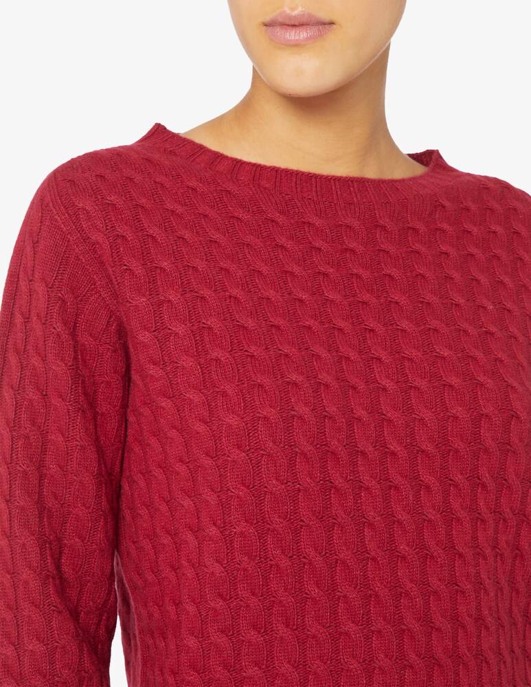 Elizabeth Ascot Maglione scollo a barca con treccia Fino Al -60%