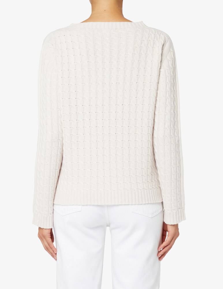 Elizabeth Ascot Maglione scollo a barca con treccia Shopping Online