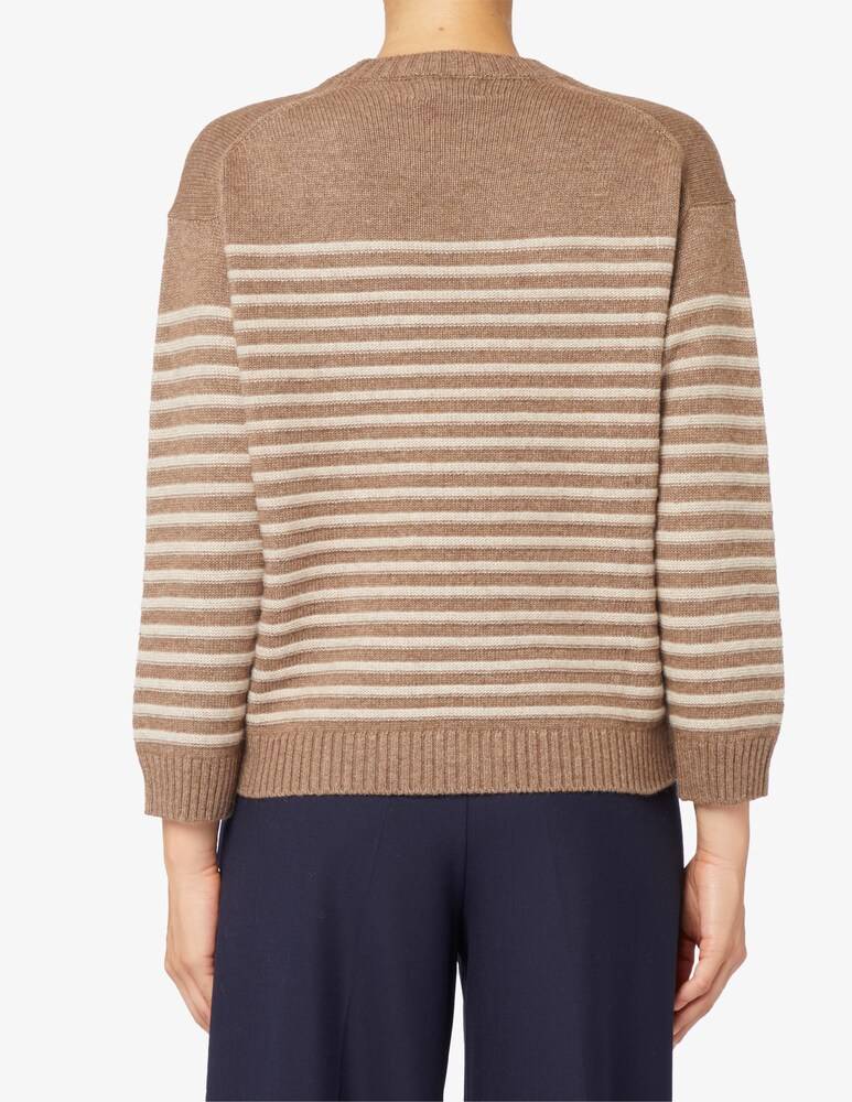 Rinascente Collection Maglione girocollo a riga boxy Vendita Calda