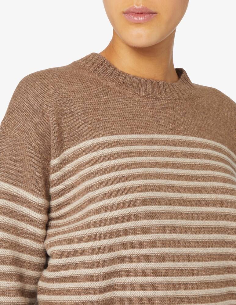 Rinascente Collection Maglione girocollo a riga boxy Vendita Calda