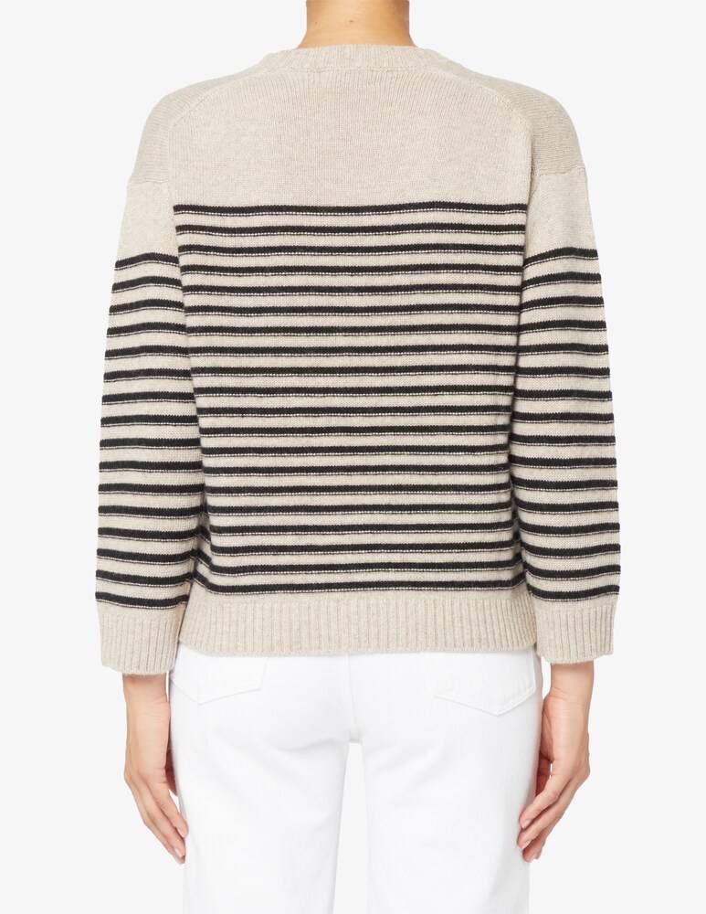 Rinascente Collection Maglione girocollo a riga boxy Vendita Economica