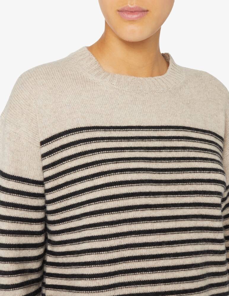 Rinascente Collection Maglione girocollo a riga boxy Vendita Economica