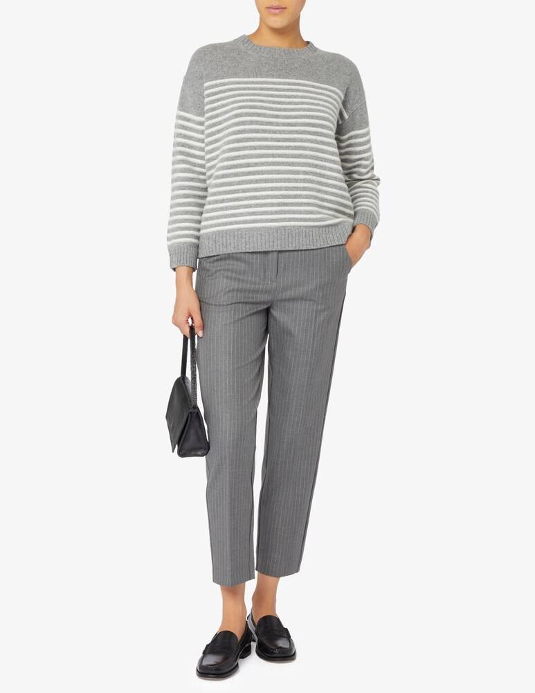Rinascente Collection Maglione girocollo a riga boxy Saldi Di Fabbrica