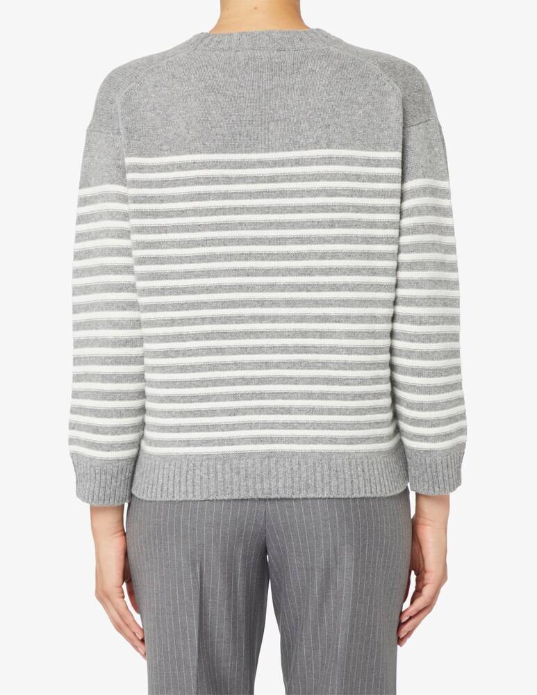 Rinascente Collection Maglione girocollo a riga boxy Saldi Di Fabbrica