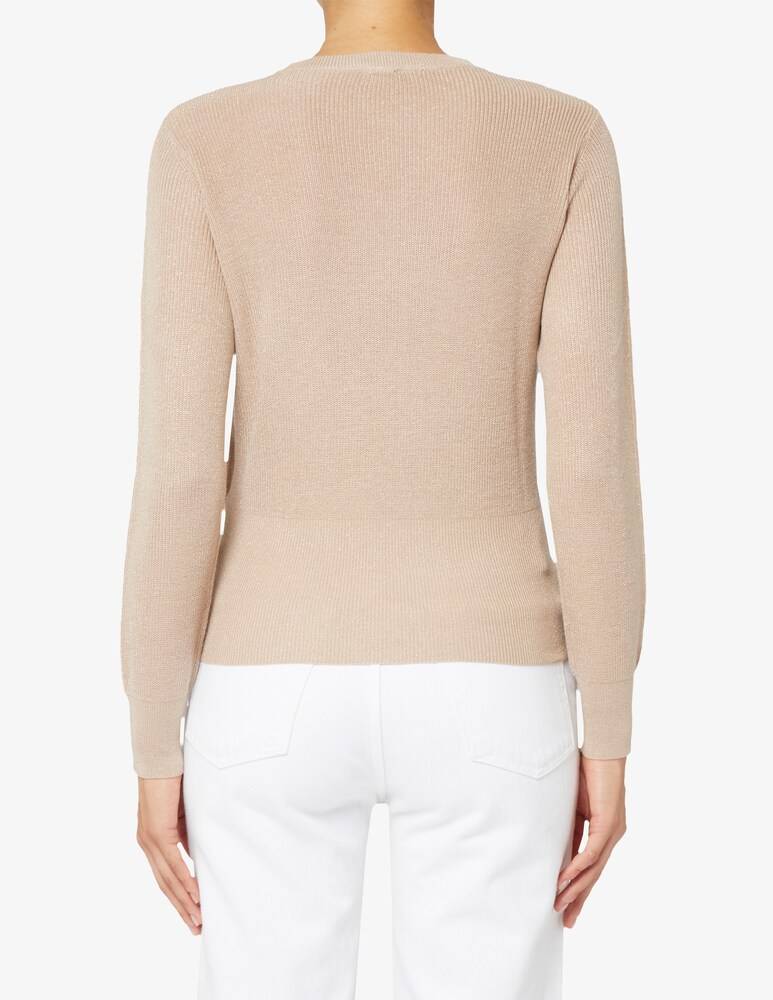 EMME Marella Kiku manica lunga fitted lurex Qualità Garantita