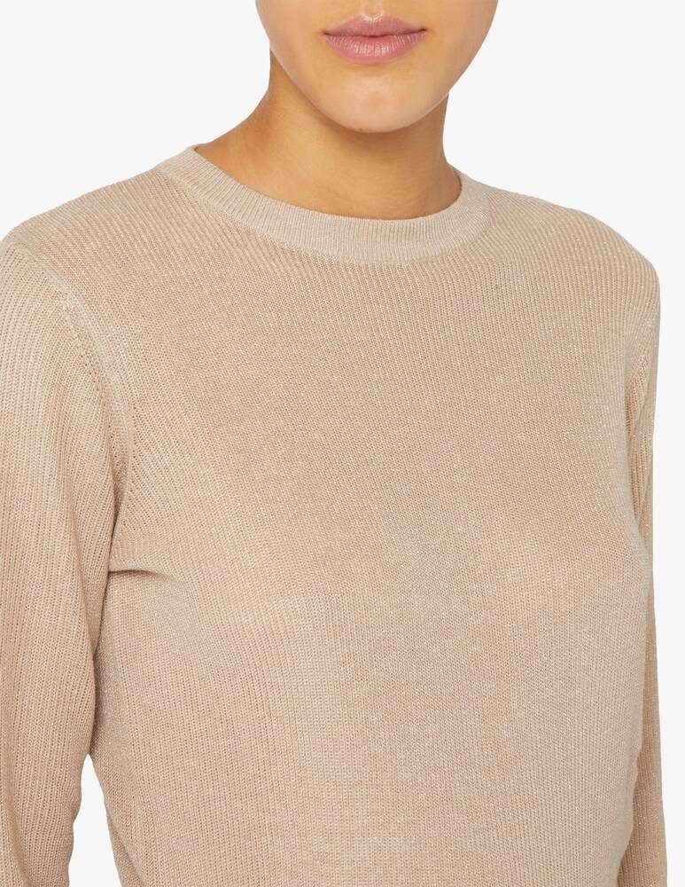 EMME Marella Kiku manica lunga fitted lurex Qualità Garantita