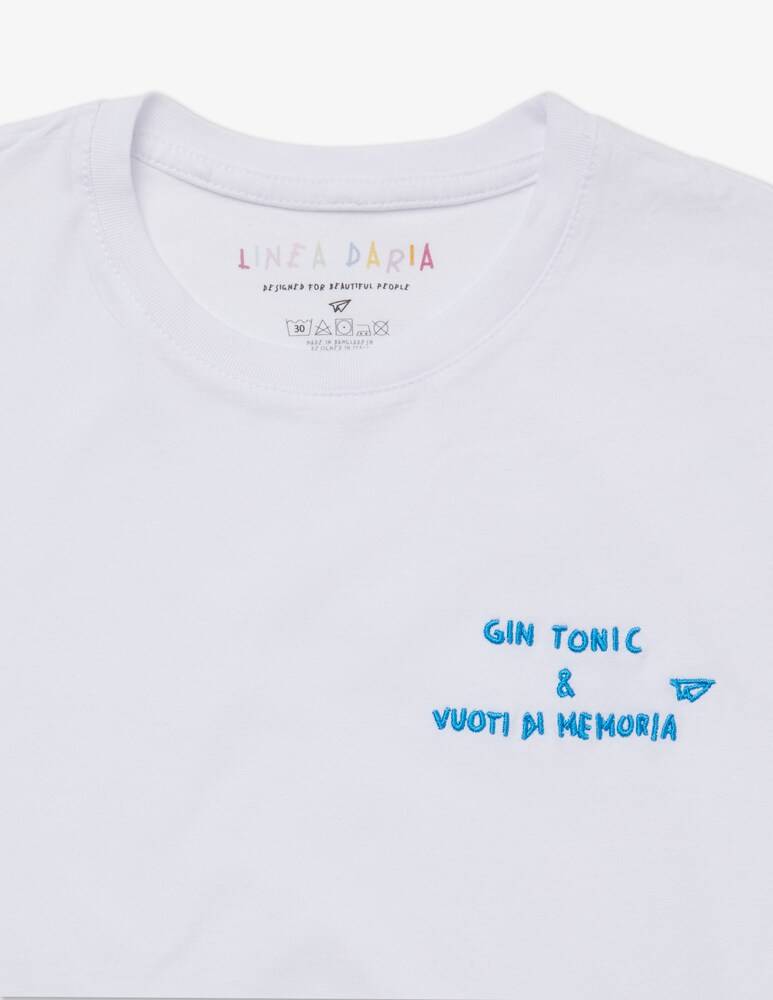 Linea Daria T-shirt Gin tonic & vuoti di memoria Qualità