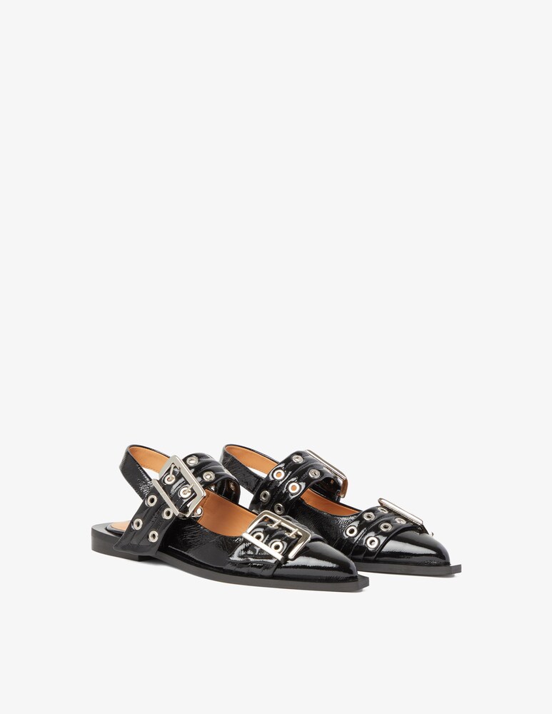 Ganni Ballerina Feminine Buckle Pezzi Unici