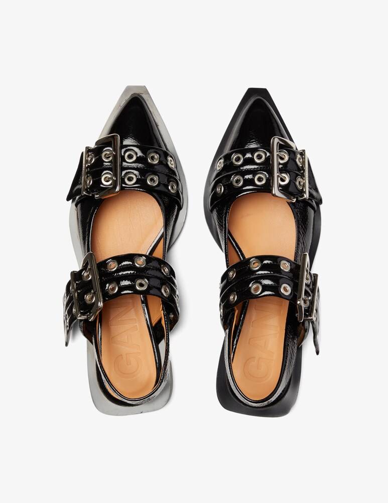 Ganni Ballerina Feminine Buckle Pezzi Unici