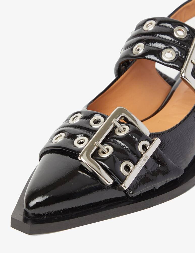 Ganni Ballerina Feminine Buckle Pezzi Unici