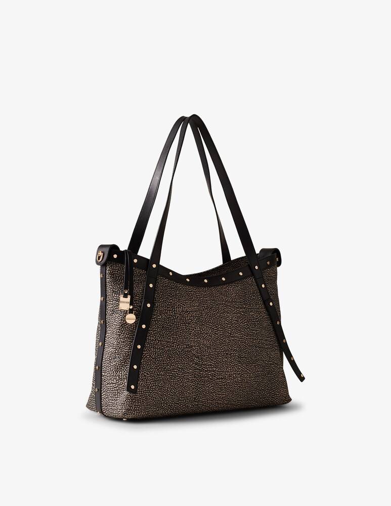 Borbonese Borsa shopper Metropole L Soddisfazione Garantita