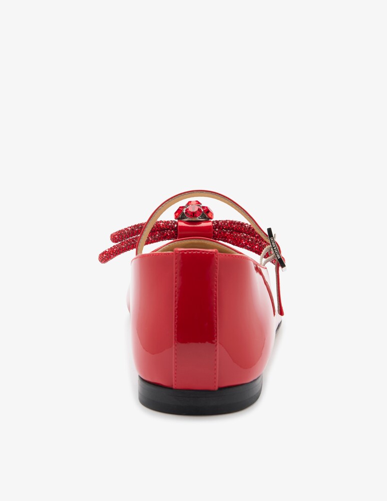 Mach & Mach Ballerine in vernice con doppio fiocco Vendite Flash