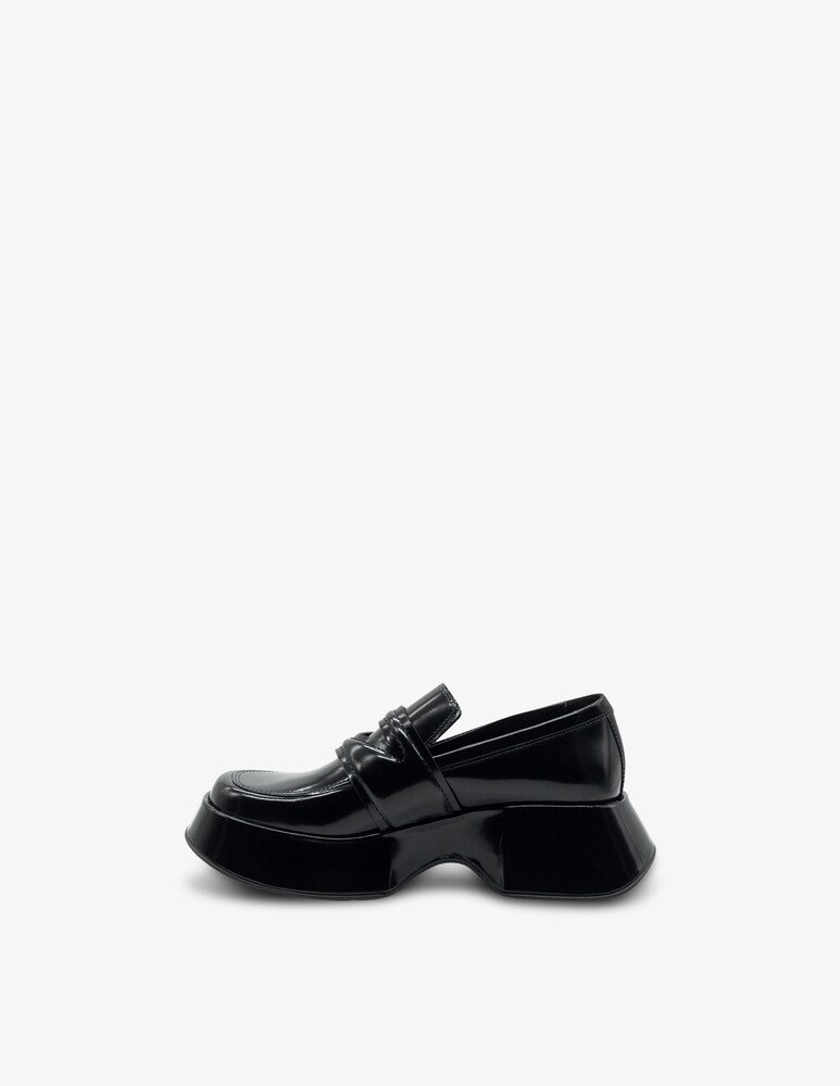 Vic Matié Mocassino in lattice in pelle Nuovo